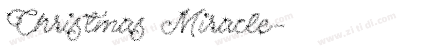 Christmas Miracle字体转换